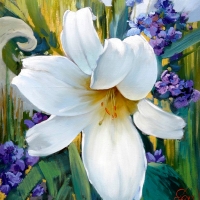 Flowers of Anton Gorcevich-painter