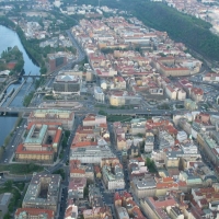 Praha ze vzducholodi