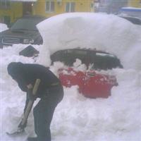 Automobile în iarna rusească
