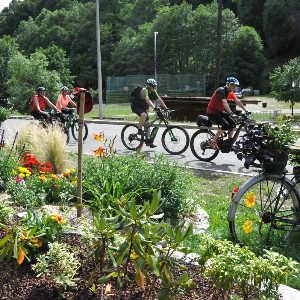 Villages fleuris vus par un cycliste