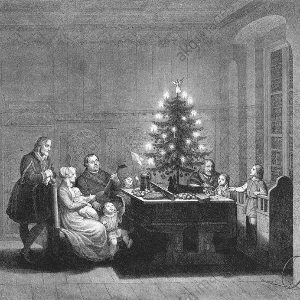 Pomul de Craciun in secolul al XIX-lea