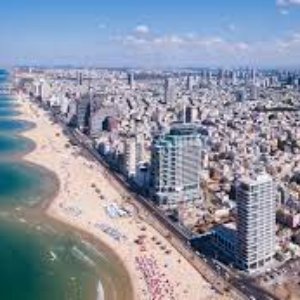 The beach of Tel Aviv