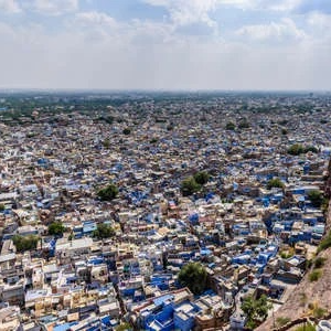 India-Jodhpur-Orasul albastru