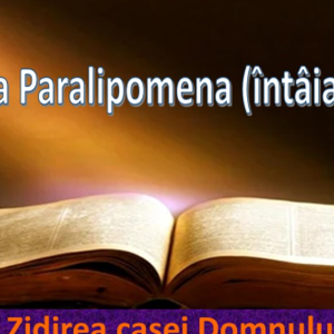 Biblie Vechiul Testament - Cartea întâia Paralipomena (întâia a Cronicilor) Capitolul 17
