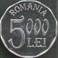 Monede romanesti, 1990-2010