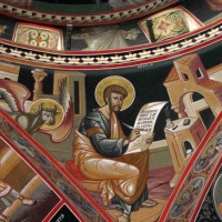 Biserica Botezul Domnului Prodromu Athos - Fresca