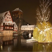 Nürnberg iarna, inainte de Craciun  (Adventszeit )