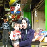 Iran Kermanshah Bazarul acoperit