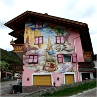 Painted houses in Bavaria