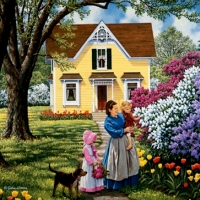 Country life by John Sloane USA 2