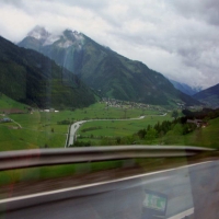 in Tirolul austriac - intoarcerea de la cascada Krimml