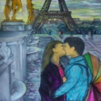 Pictand tabloul Paris je t'aime!