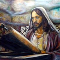Pictand tabloul “Iisus indeplinind profetiile!”