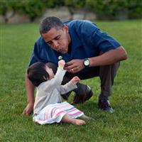 Barack Obama și copiii