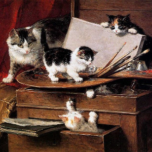 Les chats d'Henriette Ronner-Knip