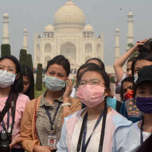Taj Mahal in pandemie
