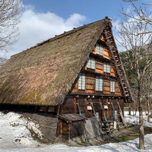 Les maisons traditionnelles du patrimoine alsacien sous la neige