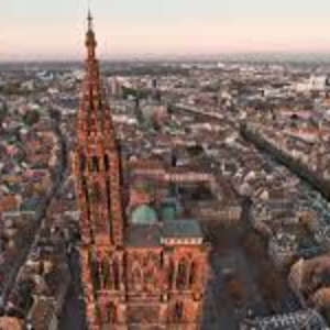 Strasbourg vu du haut de la cathédrale