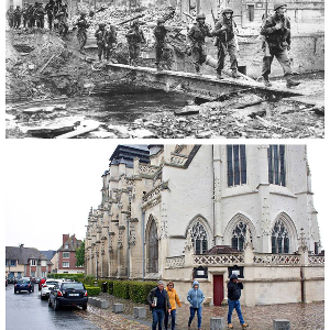 Normandia 1944 vs prezent