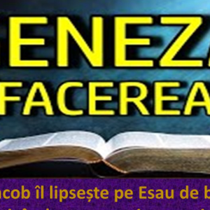Biblie Vechiul Testament - Geneza Capitolul 27