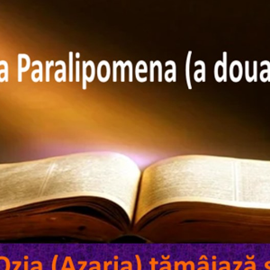 Biblie Vechiul Testament - Cartea a doua Paralipomena (a doua a Cronicilor) Capitolul 26
